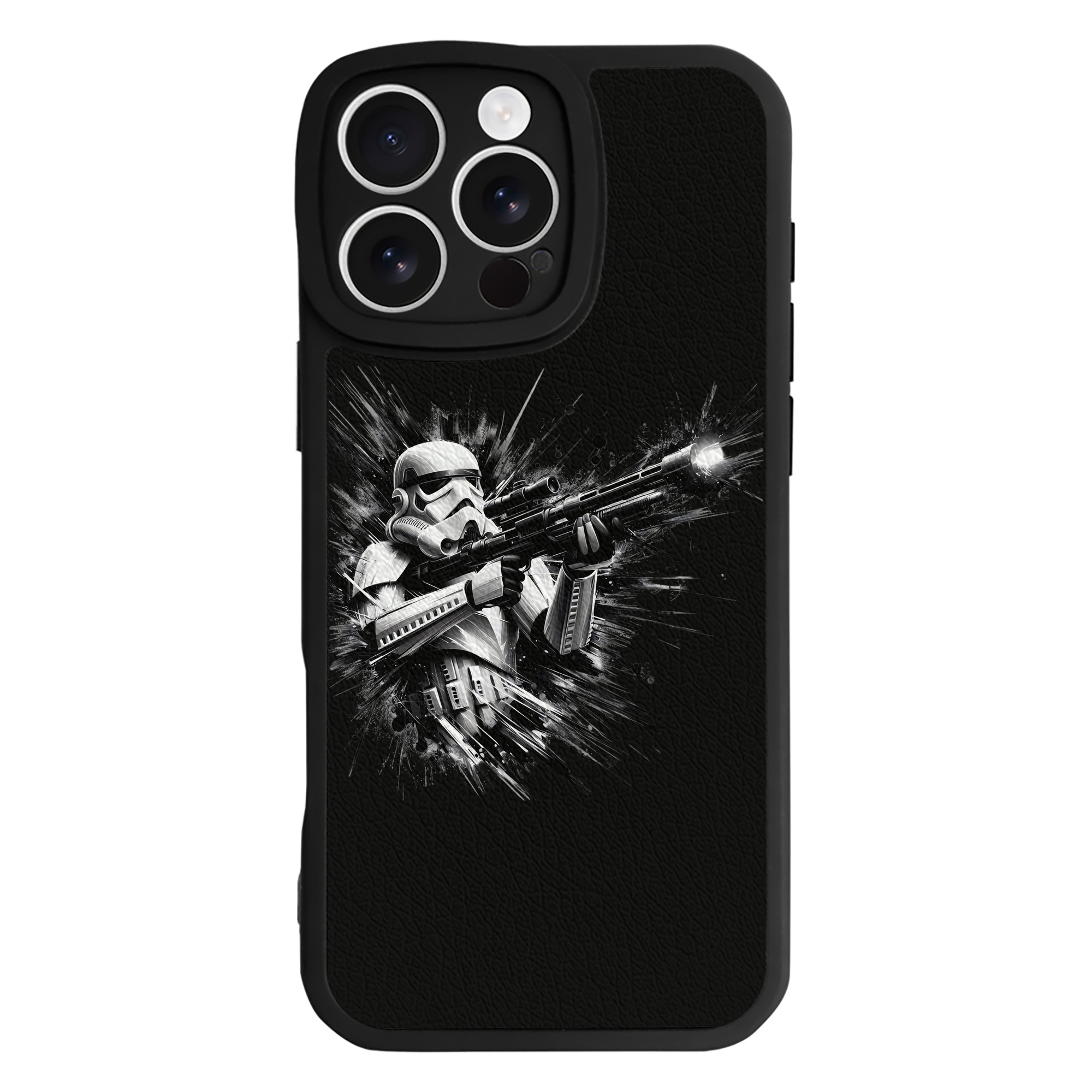 （画像用） スター・ウォーズ Star Wars 【iPhone 16シリーズ対応】シリコンスマホケース（レザー調） 材質：シリコン